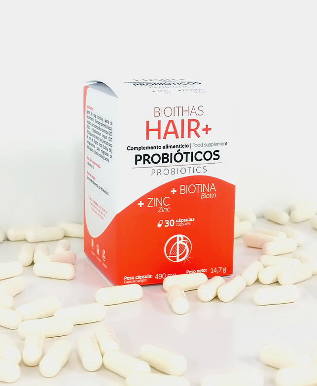 Bioithas Hair+ probióticos cápsulas